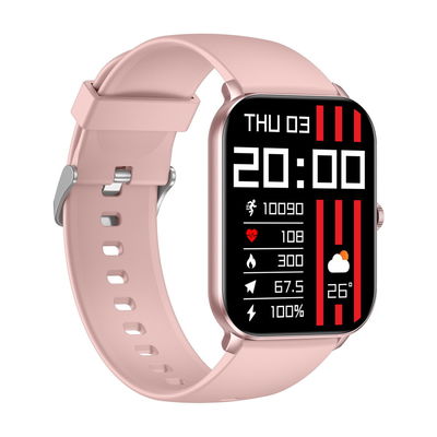 KW105PRO-M Smart Watch en forme carrée Bluetooth appelant Smart Watch Affichage Amoled