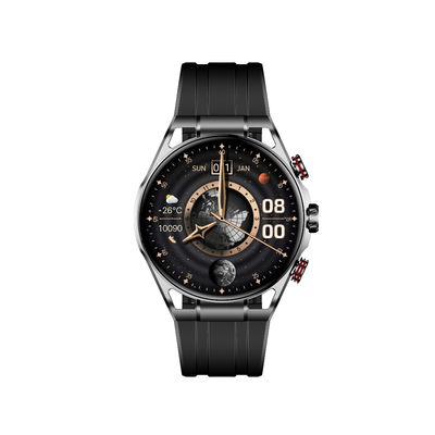 acheter Montres intelligentes Amoled Forme ronde Noire Résistante à l'eau Montres de fitness fabrication en ligne