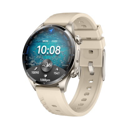 KW332 1.6 pouces 5ATM montre intelligente imperméable à l'eau avec 6 GPS satellite 170+ modes de sport