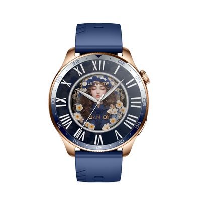 KW290B Titanium Bluetooth Appelant 1.43 ′′ Affichage AMOLED Smartwatch 100 modes sportifs Surveillance du stress de la santé pour les modes de vie actifs