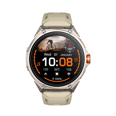 KW348 Smartwatch Fitness avec suivi du sommeil, navigation et fonctionnalités basées sur l'IA 5ATM Rating étanche et stockage multimédia